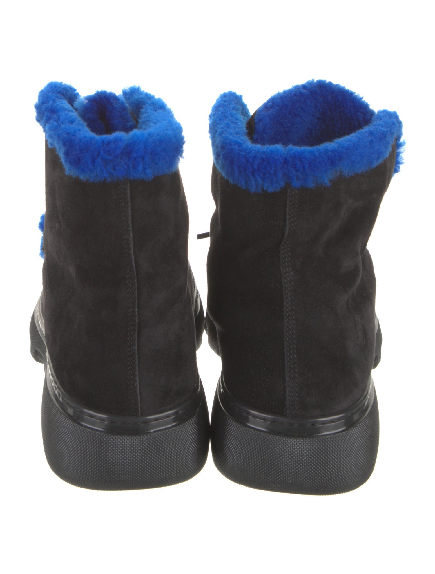 Burberry Prorsum Suede Lace-Up Boots